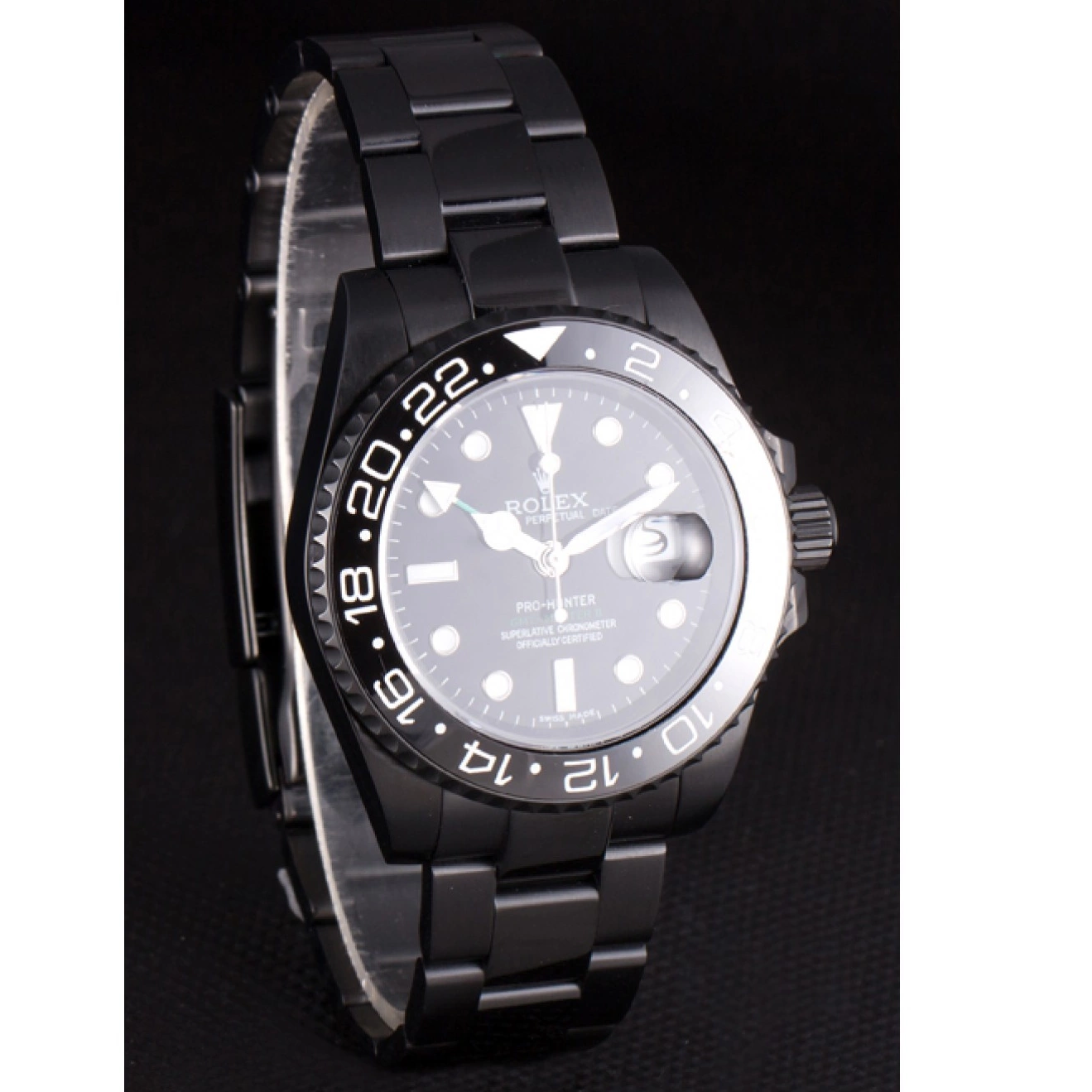 Aaa replica watch II Full Rolex Master PVD Edition GMT Pro-Hunter 0706